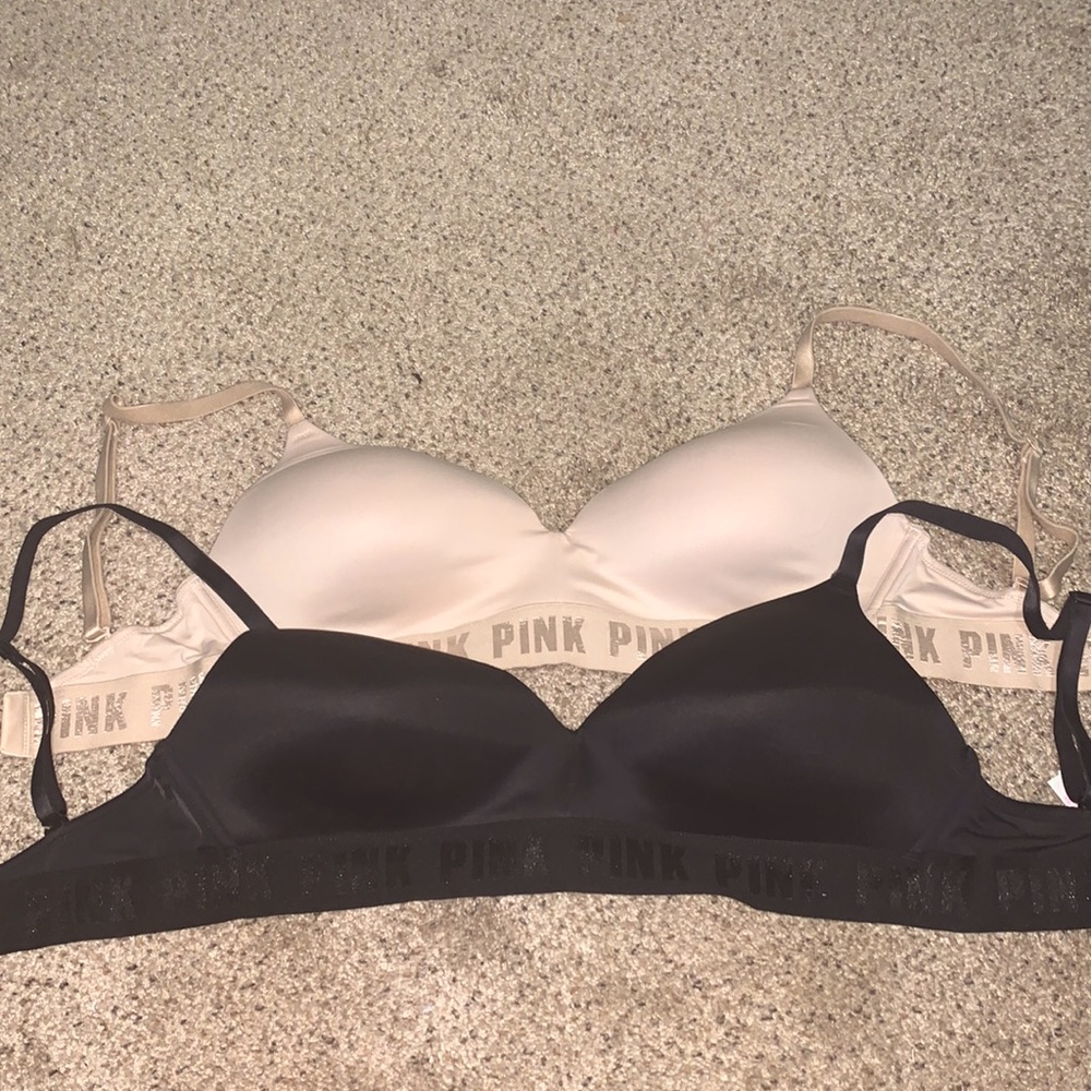 Two wireless bras